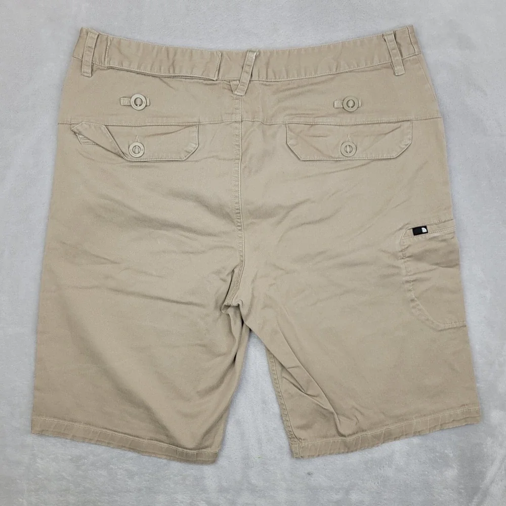 North Face Shorts Men 36 Cargo Performance Flex Khaki Chino Hiking Utility Large